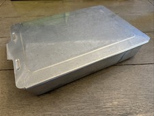 Mirro Aluminum Sliding Lid Cake Brownie Pan 5488M Vintage 13x9x2 5/8 Inch USA picture