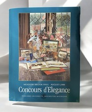 1999 Meadow Brook Hall Concours d'Elegance Program Book James Dietz Cover Art PB picture