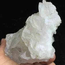 250g Natural Rare White Fluorescent Calcite - Hunan, China picture