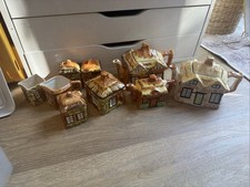 Price & Kensington Vintage “Ye Olde Cottage” Tea Set, 9 Pieces, Made In England picture