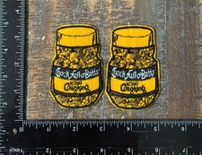 Vintage Chock Full O’ Butts Instant Coughing Cigarettes Novelty Iron-On Patches picture