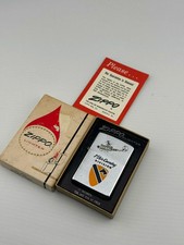 Vintage 1972 Zippo Vietnam War 1st Air Cavalry Huey Helicopter Lighter w/ Box picture