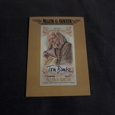 Tom Bunk Mini Framed Auto 2021 Allen And Ginter (Garbage Pail Kids) GPK picture
