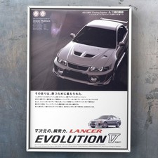 Mitubishi Lancer Evolution 90s vintage ad GF-CP9A 4G63 ralliart oem Mirrors  picture