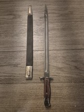 British WW1 P1907 Enfield Bayonet Wilkinson w Incorrect Scabbard picture