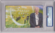 Sir DAVID ATTENBOROUGH Signed AUTO Planet Earth Art Index Card PSA DNA Certified picture