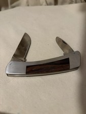 Vintage Gerber Folding Sportsman ll FS ll Lockback Knife Wood Handle USA 4