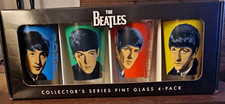 The Beatles Collector's Series 4-Pack Pint Glasses 16 oz Painted picture