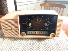 Vtg 1950s General Electric princess pink AM Radio  Works~~RARE c-416 picture