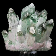 3.86lb Clear Green Phantom Quartz Point Crystal Cluster Healing Mineral Specimen picture