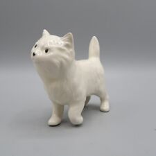 Vintage white Persian kitten kitty cat figurine Mini 3 inches tall picture