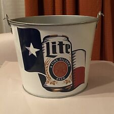 Miller Lite Beer Ice Bucket Pail  