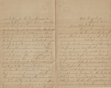 1898 Letter from Edinburg, IN to Rising Sun, IN picture