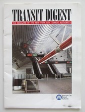 Vintage 1989 New York Subway Booklet Transit Digest 63rd Street Extension NYC picture