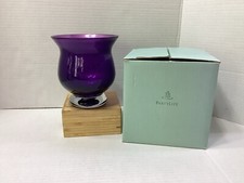 Partylite Amethyst Tealight Candle Holder Purple P7227 New picture