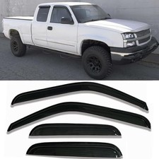 Tape On Window Visors Rain Guards for 1999-2006 Chevy Silverado & GMC Sierra ... picture