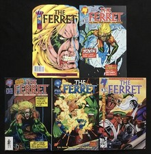 The Ferret 1-9 & The Protectors 1-13 & Variant 1 Malibu Comics picture