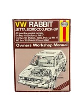 Haynes VW Volkswagen Rabbit Jetta Scirocco Pick-Up 1974-1985 Workshop Manual picture