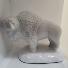 FRANKOMA WHITE BISON WITH CERTIFICATE picture
