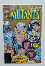 The New Mutants # 87 FN/VF Marvel Comic Book 2nd Print 1st Cable 17 J272 picture