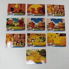 Vintage 1999 Topps Pokemon Pikachu's Vacation Movie Cards Lot 10 Pikachu Raichu picture