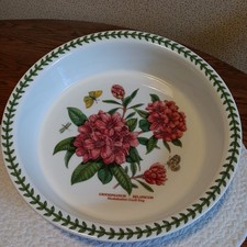 Portmeirion Botanic Garden Rhododendron Pie Plate ~ 10.5