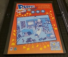 Perfection Board Game Hasbro Milton Bradley Vintage Framed Print Ad 2001 8.5X11  picture