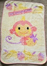 EXT RARE Vintage Sanrio CHI CHAI MONCHAN Throw Blanket 39x55