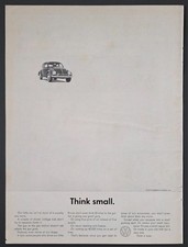1962 PRINT AD Volkswagen Beetle 