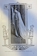 1908 Vintage Magazine Illustration Actress Maude Adams in the Twelfth Night picture