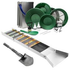 ASR Outdoor Complete Gold Panning Kit with Sluice Box and Classifier Screen Set picture