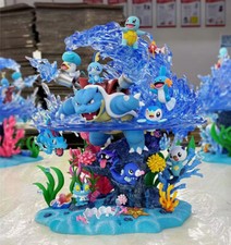 Ocean Blastoise Egg Studio Resin Statue Collectibles Model 32cm picture