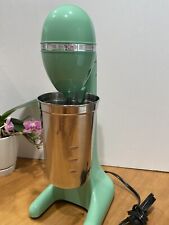 Hamilton Beach Drink Mixer #65250 Jadeite Green w/Stainless Cup, In Box ,Works picture