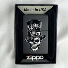 Zippo Lighter 2015 Sturgis Black Hills Motor Rally 75th Anniversary Matte Black picture