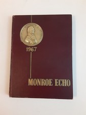 James Monroe Echo 1967 High School Yearbook Fredericksburg Virginia Class Book picture