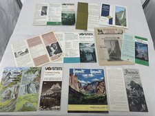 Yosemite National Park Brochure & Map Lot 1952 1954 1972 1977 1982 picture