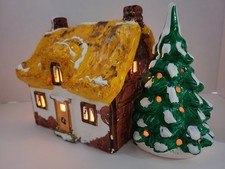 Vtg Dept. 56 English Cottage Original Snow Village House 1982 RETIRED picture