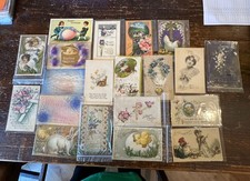 ANTIQUE/VTG Easter Postcards Lot Of 20 Some Blank Some Used picture