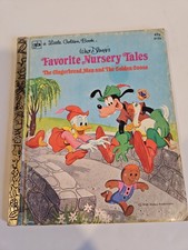 VINTAGE LITTLE GOLDEN BOOK D125,  Walt Disney's FAVORITE NURSERY TALES picture