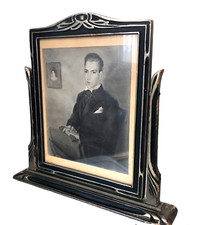 Antique Victorian Picture Frame/Painting of Man 19 Century picture