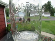 TREP Milk Bottle R E Marston Holt Farm Dairy Concord NH MERRIMACK COUNTY 1930  picture