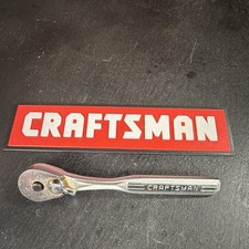 Craftsman 1/4” Vintage USA Ratchet - Forged In USA - V - 43185 picture