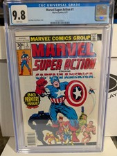 Marvel Super Action #1 CGC 9.8 WP - Captain America #100 Reprint 1977 Marvel picture