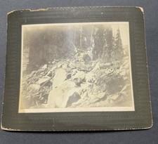 Original Antique Cabinet Photo -Pikes Peak Waterfalls picture