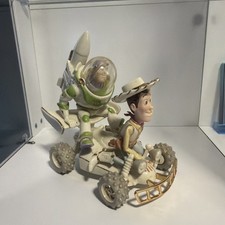 Lenox Disney Buzz Woody Wild Car Chase Toy Story 10th Anniversary Figurine COA picture