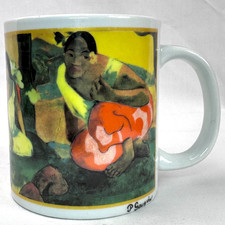 Vintage Cafe Arts Paul Gauguin Tahitian Women Art Mug Henriksen Imports 4
