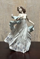 Lladro Summer Serenade #6193 Porcelain Figurine Girl w. Dove MATTE/Satin Finish picture