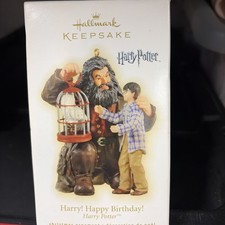 Hallmark Harry Potter Happy Birthday Harry Christmas Ornament 2009 QXl1032 picture