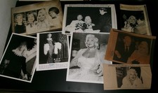 Lot of Mae West original Newspaper API UP laser wire press photos promo 8x10 picture