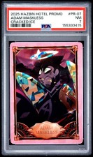 PSA 7 Near Mint 2025 Hazbin Hotel Cracked Ice Promo #PR-07 Adam Maskless Angel picture